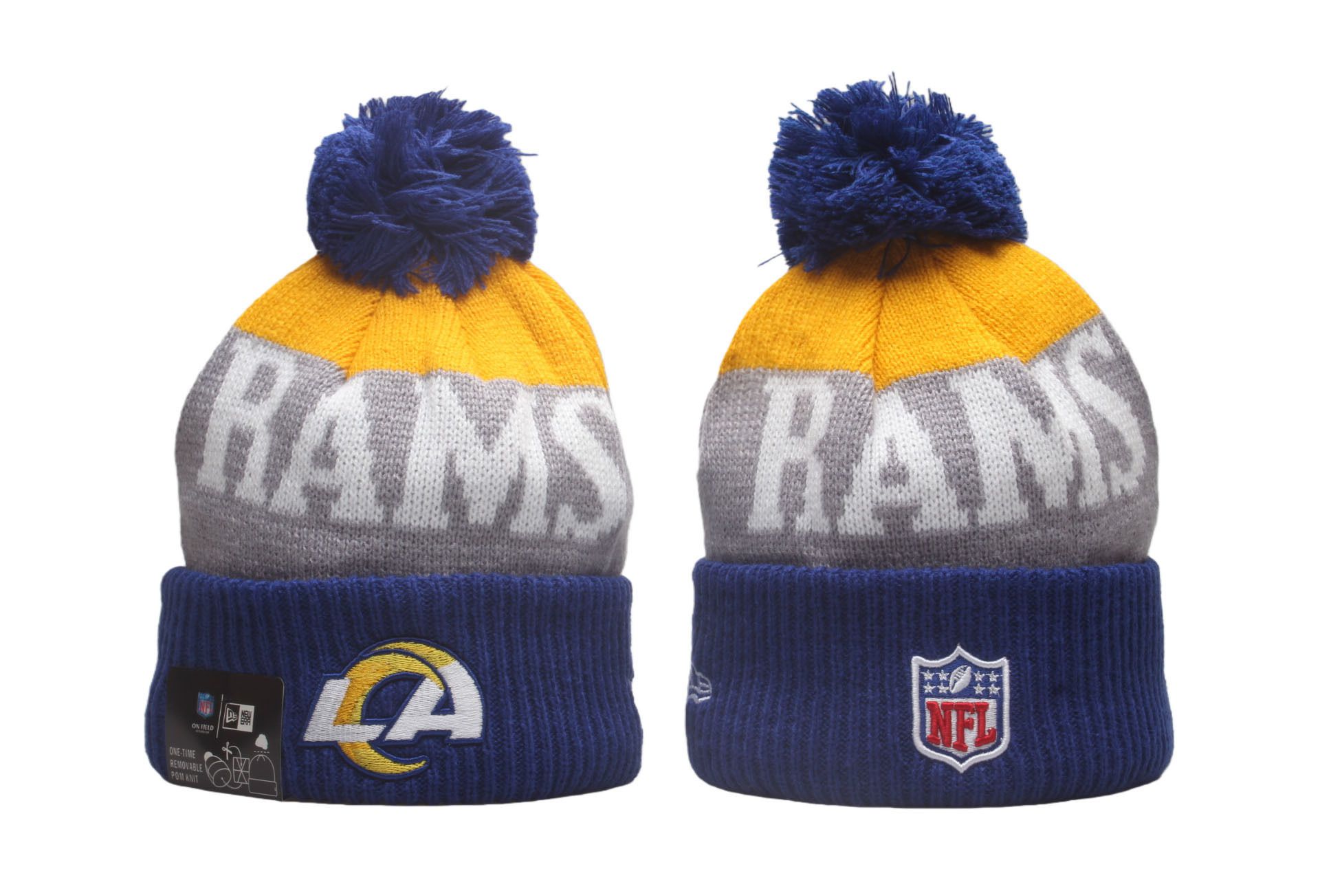 2026 NFL Los Angeles Rams Hat beanie style 01->->Sports Caps